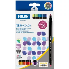   Filctoll készlet 5-10 mm kétvégű Milan 6310 10/20 szín|kétvégű, vékony 10dbos, 0612310,06171010