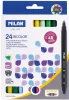 Filctoll készlet 5-10 mm kétvégű Milan 6310 24/48 szín|kétvégű, vékony, 24 db-os