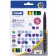 Filctoll készlet 5-10 mm kétvégű Milan 6310 24/48 szín|kétvégű, vékony, 24 db-os
