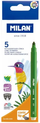 Filctoll készlet 0,75-3 mm Milan 631 5 szín|612305