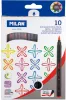 Ecsetfilc készlet 0,5-6 mm Milan 10 szín|612610