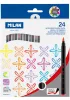 Ecsetfilc készlet 0,5-6 mm Milan 24 szín|612624