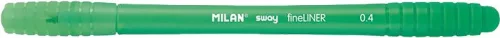 Tűfilc 0,4 mm Milan "Fineliner" Sway zöld|zöld, 16 db/dob, 0610041662