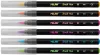 Ecsetfilc készlet 0,5-6 mm Milan "Fluo" 6 szín|Fluo, 0612606FL