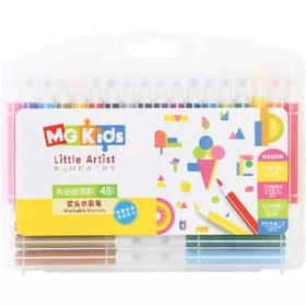   Ecsetfilc készlet 0,5-6 mm M&G 48 szín|mosható, Soft Brush, ZCPN0387