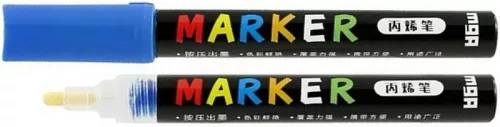 Akril marker M&G S600 kék|APL976D922, 6 db/dob, S600