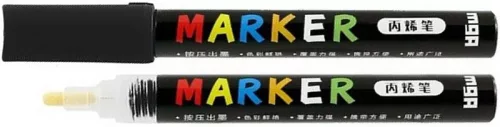 Akril marker M&G S900 fekete|APL976D911, 6 db/dob