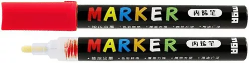 Akril marker M&G S200 piros|APL976D933, 6 db/dob