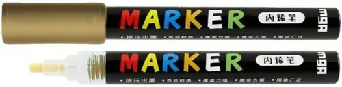 Akril marker M&G S120 arany|APL976D999, 6 db/dob