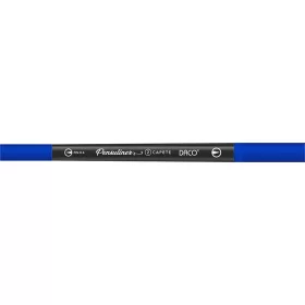   Filctoll 0,4-1,5 mm kétvégű, tű- és ecsethegy Daco "Pensuliner" kék|kék, 0,4 mm hegy+ecsethegy, PX502A