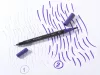 Filctoll 0,4-1,5 mm kétvégű, tű- és ecsethegy Daco "Pensuliner" fekete|fekete, 0,4 mm hegy+ecsethegy