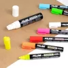 Krétamarker 2-4 mm vágott hegyű Milan "Fluoglass" piros|Fluoglass, 4 mm, piros, 591293012