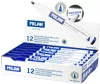 Táblamarker 3 mm gömb Milan kék|kék, 16529121, 12 db/doboz