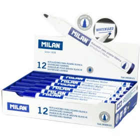   Táblamarker 3 mm gömb Milan kék|kék, 16529121, 12 db/doboz