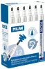 Táblamarker 1-4 mm vágott Milan kék|kék, 16528121, 12 db/doboz
