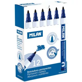   Alkoholos marker 3 mm gömb Milan kék|kék, 16429121, 12 db/doboz
