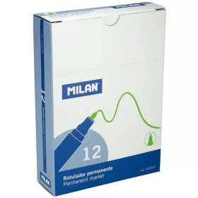   Alkoholos marker 3 mm gömb Milan zöld|zöld, 16429124, 12 db/doboz