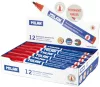Alkoholos marker 3 mm gömb Milan piros|piros, 16429123, 12 db/doboz