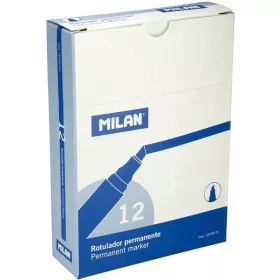   Alkoholos marker 1-5 mm vágott Milan kék|kék, 16428121, 12 db/doboz