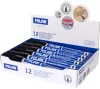 Alkoholos marker 1-5 mm vágott Milan fekete|fekete, 16428122, 12 db/doboz