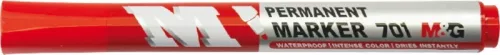 Alkoholos marker 3 mm gömb M&G "Marker" 701 piros|gömb, piros, alkohol bázisú