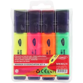   Szövegkiemelő készlet 2-5 mm Daco 4 szín|készlet, 2-5 mm-es vonalvastagság