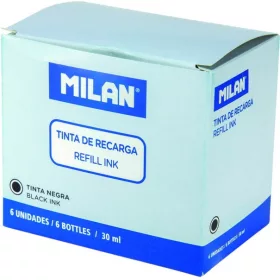   Filc táblaíró festék Milan|fekete, 6 db/doboz, 30 ml, 161025206