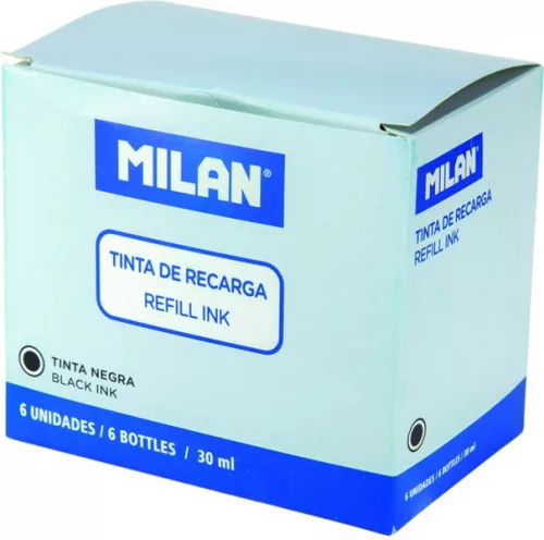 Filc táblaíró festék Milan|fekete, 6 db/doboz, 30 ml, 161025206