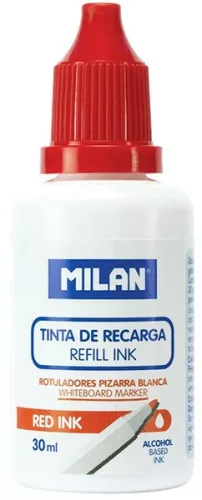Táblamarker festék 30 ml Milan piros|piros, 6 db/doboz, 30ml, 161025306