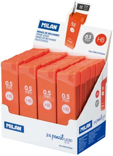 Grafitbél 0,5 mm HB Milan|24 db-os, HB-s betéttel, 1851070524