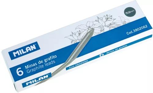 Grafitbél 5,2 mm 3B Milan|fekete, 6 db/doboz, 3802062
