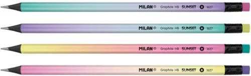 Grafitceruza HB fekete fa, hengeres test Milan "Sunset|24 db/dob, 071622724