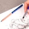 Grafitceruza készlet, akvarell 2B Milan|2B, Vízben oldódik, Vastag ceruzabél