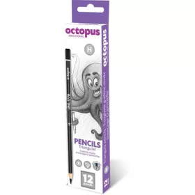 Grafitceruza HB háromszög test Octopus|12 db/dob, UNL-1778