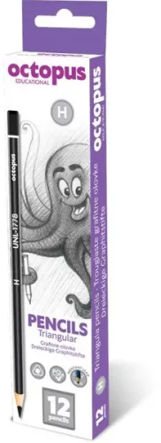 Grafitceruza HB háromszög test Octopus|12 db/dob, UNL-1778