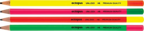Grafitceruza HB háromszög test Octopus "Neon|Neon, 72 db/doboz, UNL-2501