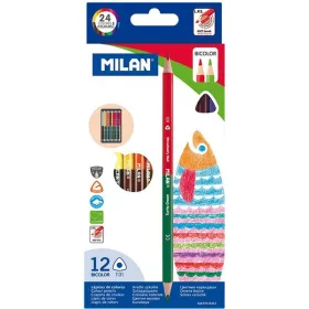   Színesceruza készlet kétvégű, háromszög test Milan 1131 12/24 szín|kétvégű, háromszög test, 07112312