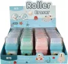 Radír, műanyag tokos M&G "Summer Cha-Cha-Cha" vegyes színek|normál és roller, 24 db/doboz, AXP963KM