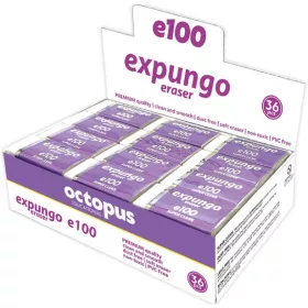  Radír Octopus "Expungo" 100|40x18x10 mm, 36 db/doboz, UNL-1333