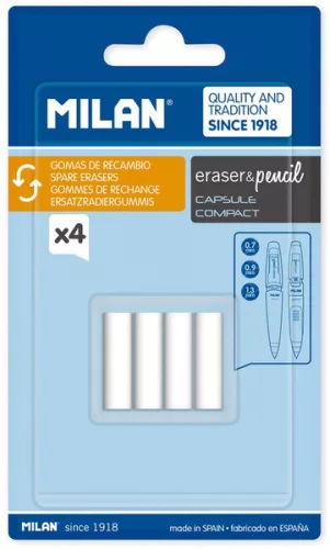 Pótradír 4 db/bliszter Milan "Compact/Capsule|MILAN Compact/Capsule ceruzákhoz