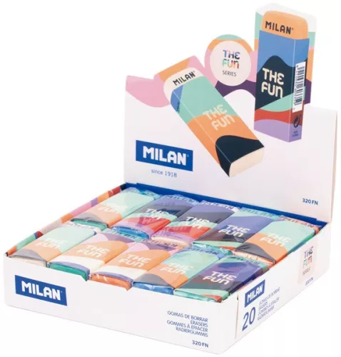 Radír Milan 320 "The Fun" vegyes színek|20 db/doboz, CNM320FN
