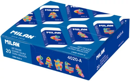 Radír Milan 4020A vegyes minta|20 db/doboz, CMM4020A