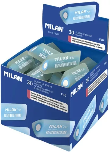 Radír háromszögletű Milan "Cristal" F30|30 db/doboz, CPMF30