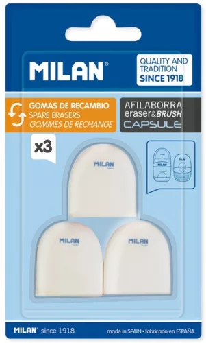 Pótradír 3 db/bliszter Milan "Capsule|hegyező pótradír, BNM10258, 3 db/bl.