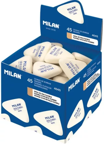 Radír Milan 4045|háromszögletű, 45db/doboz, CMM 4045