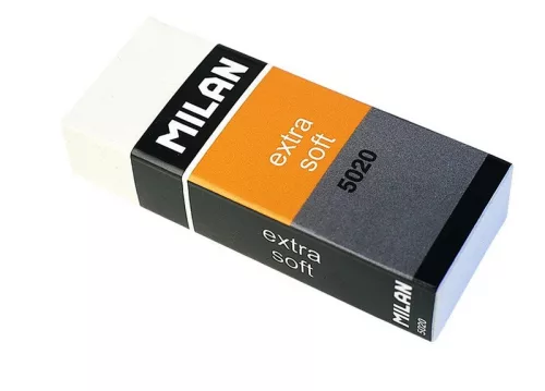 Radír Milan 5020 "Extra Soft|morzsalék mentes, 20 db/doboz, CPM 5020