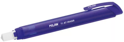 Ceruzaradír MILAN Jet háromszö|háromszög test, 1 db Jet + 2 pótbetét