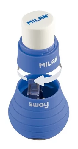 Hegyező 1 lyukú, tartályos, radírral Milan "Sway|tartályos radírral 4711116