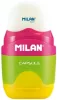 Hegyező 1 lyukú, tartályos, radírral Milan "Capsule" Mix|tartályos radírral 4701236, 4709624