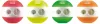 Hegyező 2 lyukú, tartályos Milan "Sphere" Fluo|tartályos, 24 db/display, 20156212